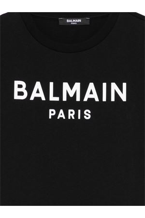 logo-detail T-shirt BALMAIN PARIS KIDS | BY8R11Z3672930BC